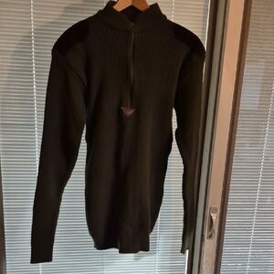 Rothco Men's Olive 3XL Zip-Up Sweater